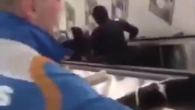 Panic on the escalator