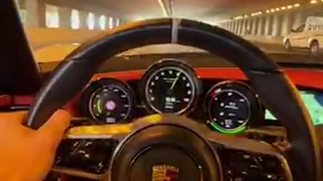 Porshe accélération supercars