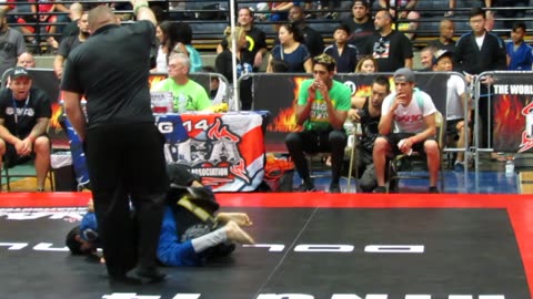 Victor Vergara Rolling in Jiu-Jitsu Tournament