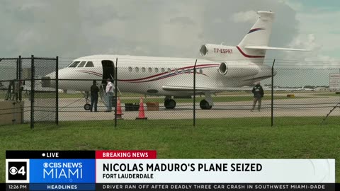 U.S. seized Nicolas Maduros plane, flew it to Fort Lauderdale