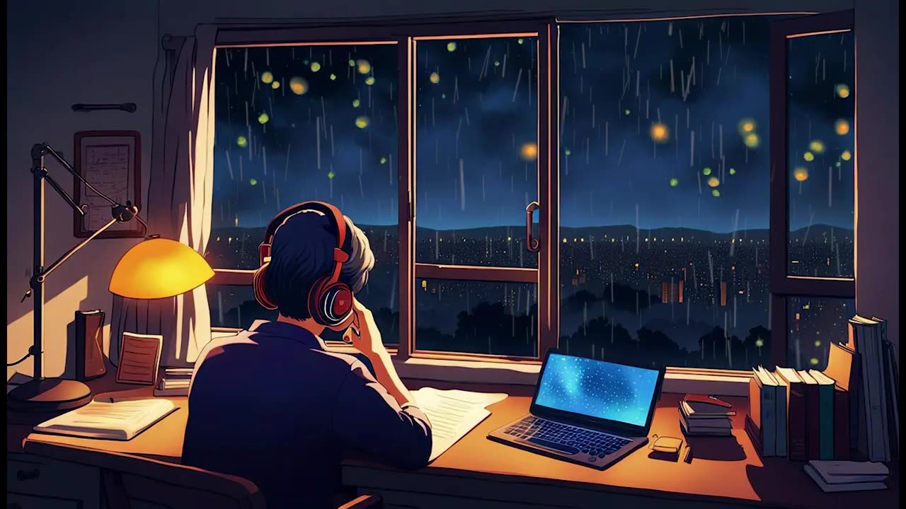 RAINY days and LOFI🌧️