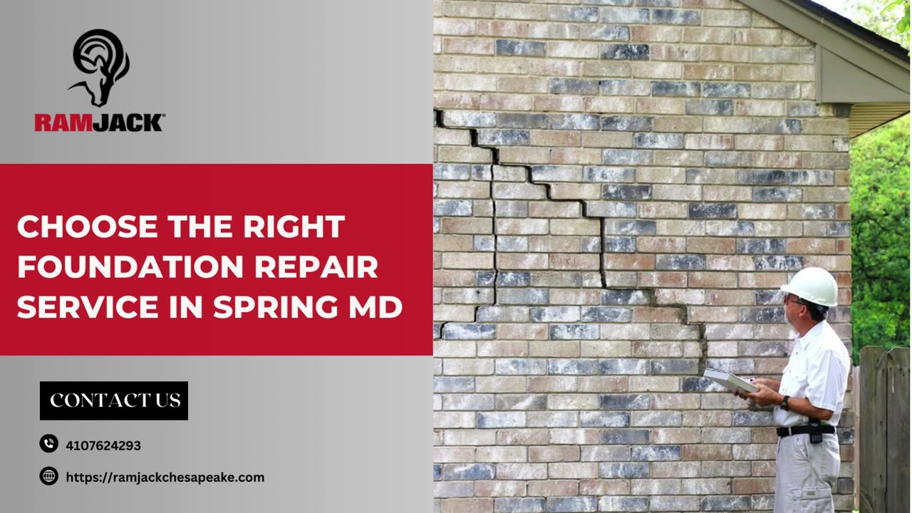 Choose the Right Foundation Repair Service in Spring, MD