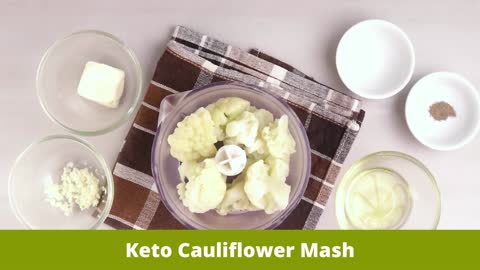 Keto Cauliflower Mash | Keto Diet Recipe For Beginners