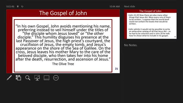 Intro to The Gospel of John