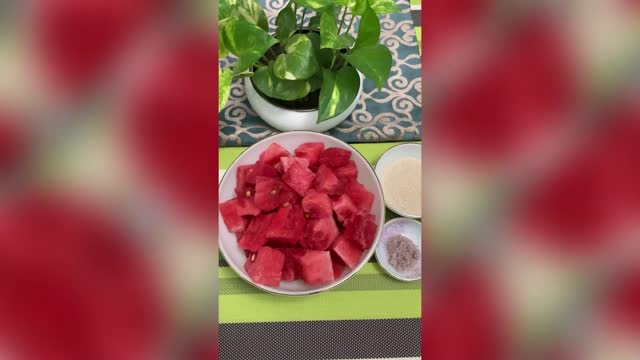 Refreshing watermelon juice for Summer