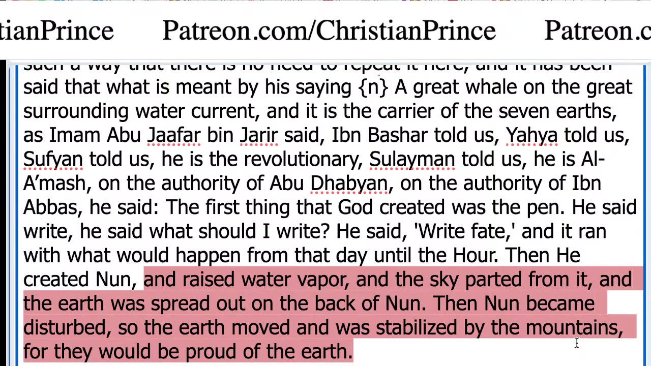 Christian prince How Muhammad and Allah came with sudge fake knowledge