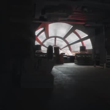 Crashed Spaceship inspired by Star Wars acolyte!🎬🌌