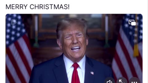 President Trump: Merry Christmas