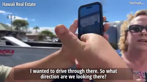 MORE FOOTAGE DROPS SHOWING MAUI POLICE BLOCKING CARS