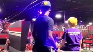 Brave Boy Attempts to Overcome His Fear