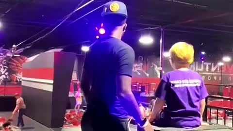 Brave Boy Attempts to Overcome His Fear