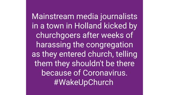 Church goers attacks Journalists for Harassment