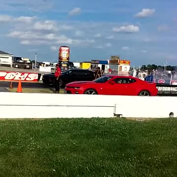 Challenger Scat Pack vs 6th Gen Camaro at Indy