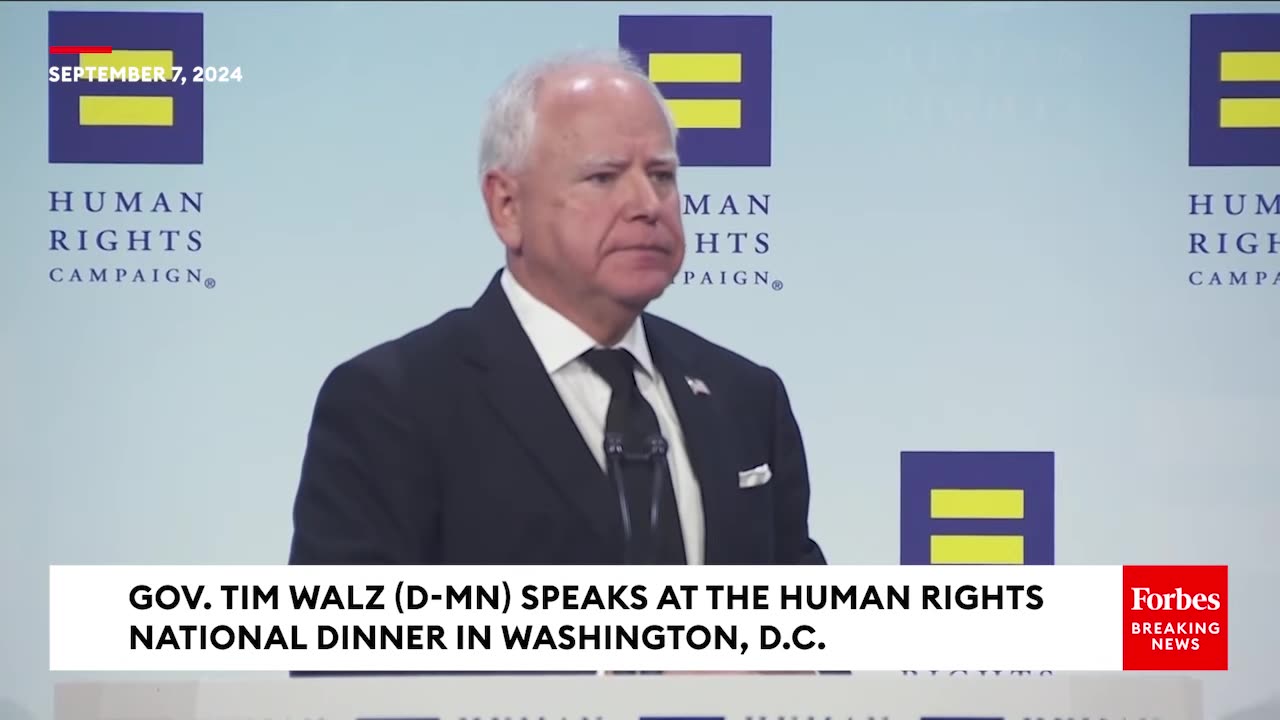 FULL REMARKS: Tim Walz Speaks To The Human Rights Campaign Annual Dinner In Washington, D.C.