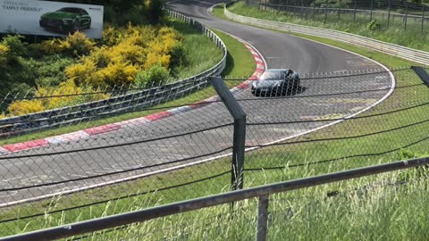 Porsche Taycan testing at Nurburgring