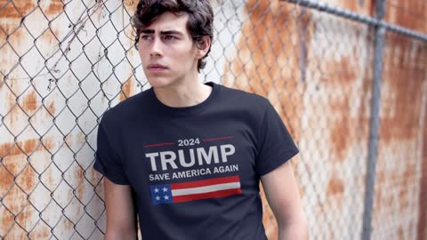 TRUMP 2024 SAVE AMERICA AGAIN MADE IN USA T-SHIRT 20% SAVINGS