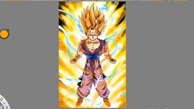 Drawing Gohan SSJ2