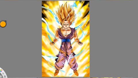 Drawing Gohan SSJ2