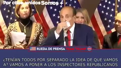 Rueda de prensa abogados de Donald Trump parte 1