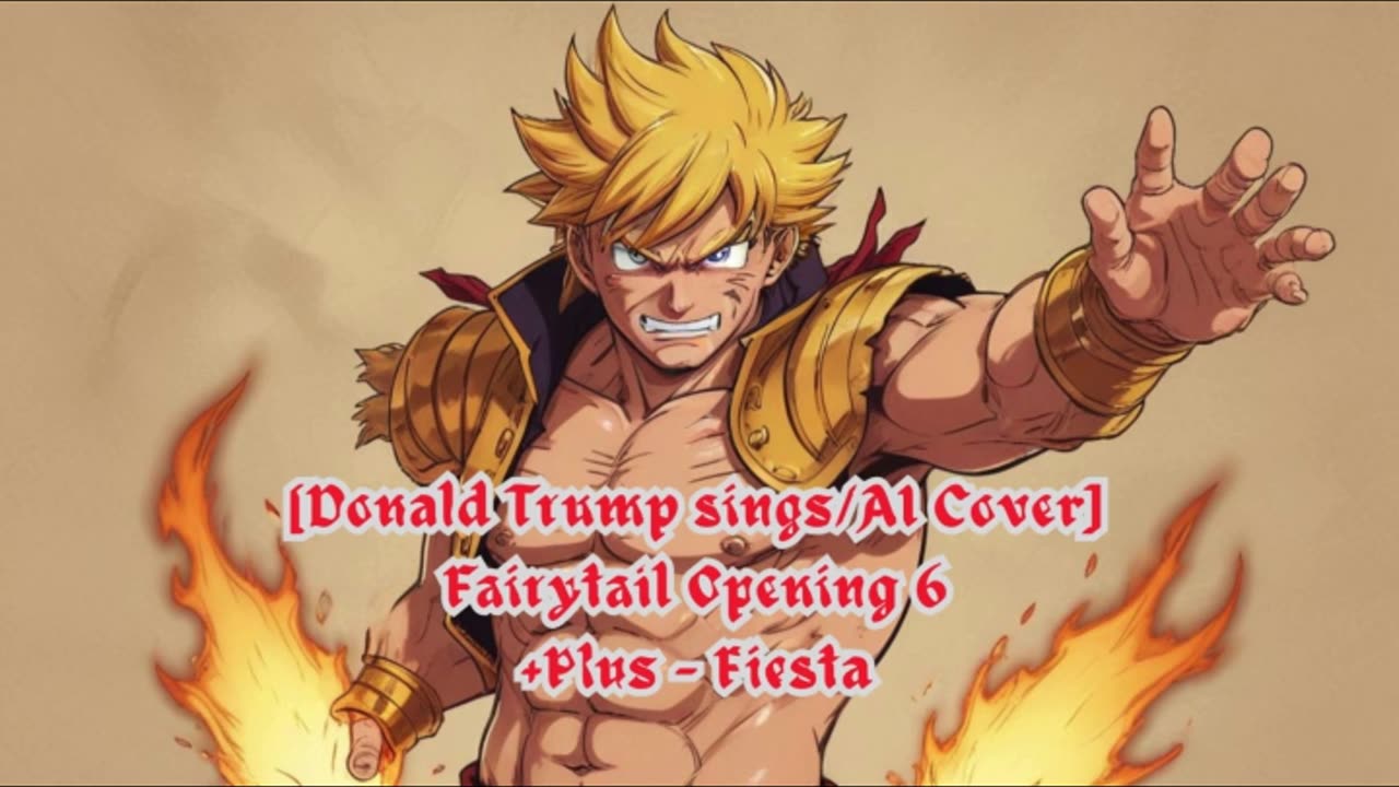 [Donald Trump sings/AI Cover] Fairy tail Opening 6 +Plus - "Fiesta"