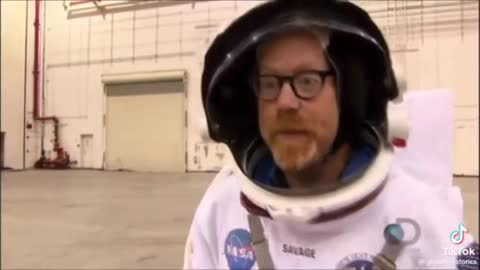 The Mythbusters trying to prove the moon landing