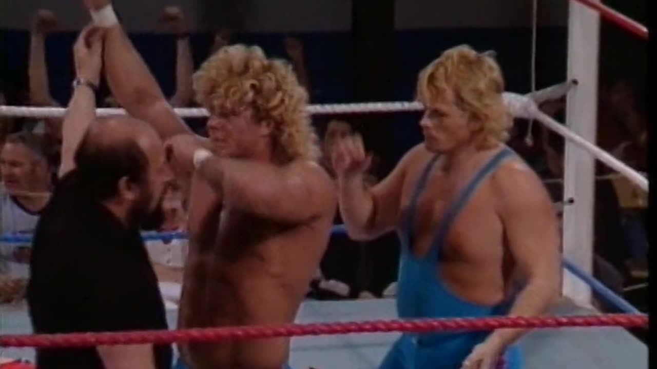 (1988.04.29) Bruce Hart, Brian Pillman vs Yang Chung & Hashif Khan - Calgary Stampede Wrestling