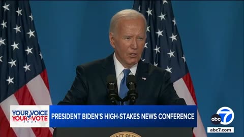 Biden defends record, says he's not leaving the presidential race | ABC7