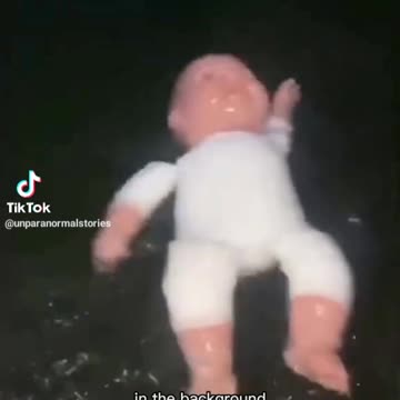 Did she see a ghost of a child?