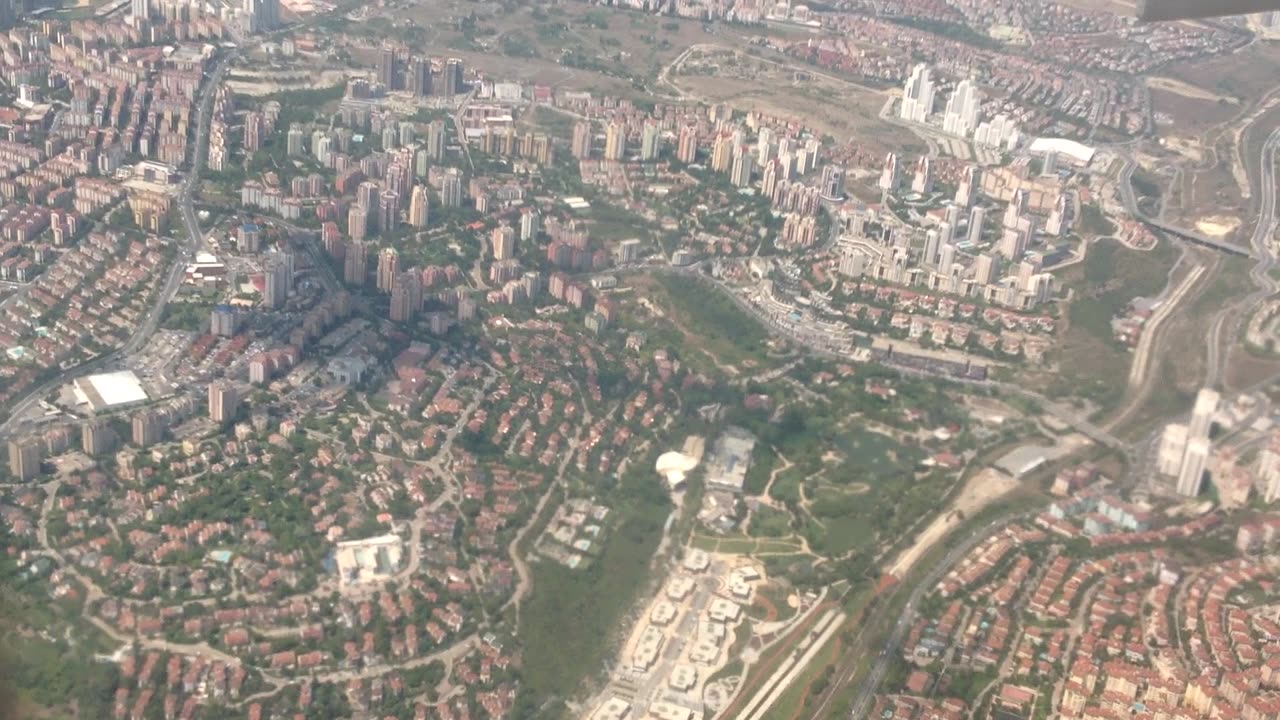 Istanbul, Turkey Airplane View