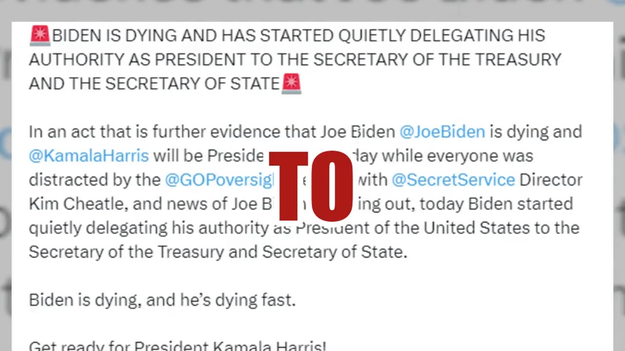 Fact Check: Biden Memorandums Do NOT Indicate Transfer Of Presidential Power Ahead Of Death