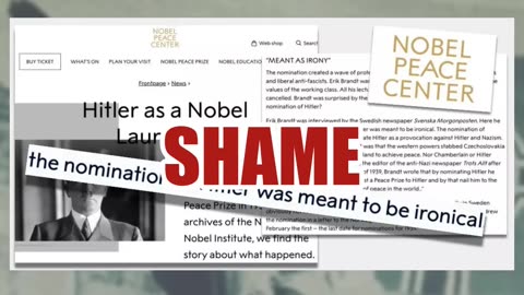 Fact Check: 1939 Nobel Peace Prize Nomination For Hitler Was NOT Serious -- Described As 'Irony'