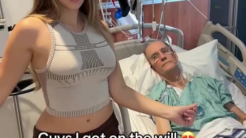 Woman Dance Next to Much Older Boyfriend in in Hospital Bed: ‘I Got on the Will'