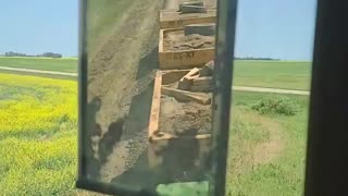 More wobbly work on sask roads!