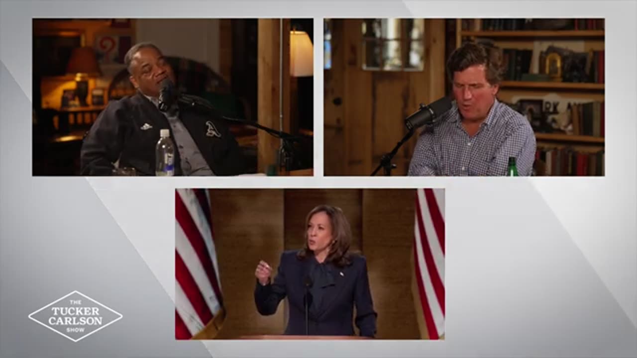 Tucker Carlson Reacts to Kamala Harris’s DNC Speech (with Special Guest Jason Whitlock)