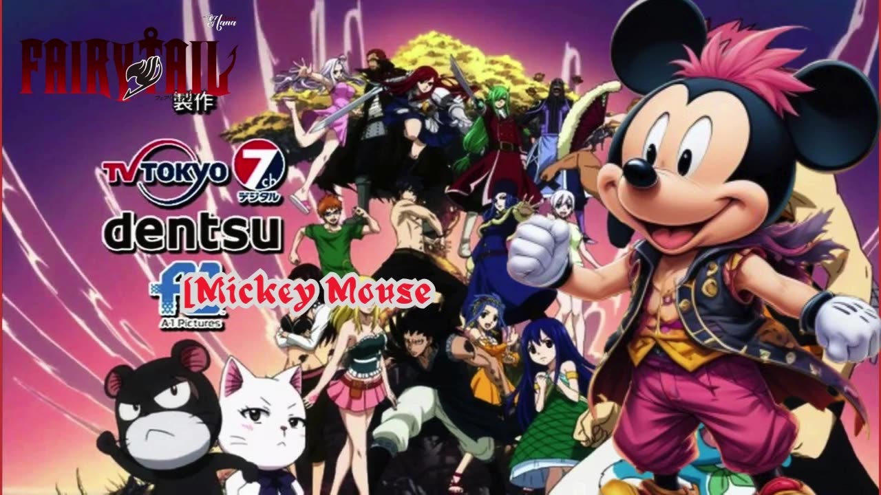 [Mickey Mouse sings/AI Cover] Fairy tail OP 20 Tatsuyuki Kobayashi & Konomi Suzuki - NEVER-END TALE