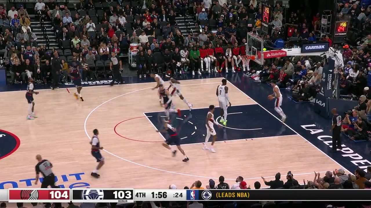 NBA - 30 for Norm Powell to put LAC in front!