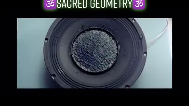 HOW SOUND & VIBRATION AFFECT MATTER THRU SACRED GEOMETRY?