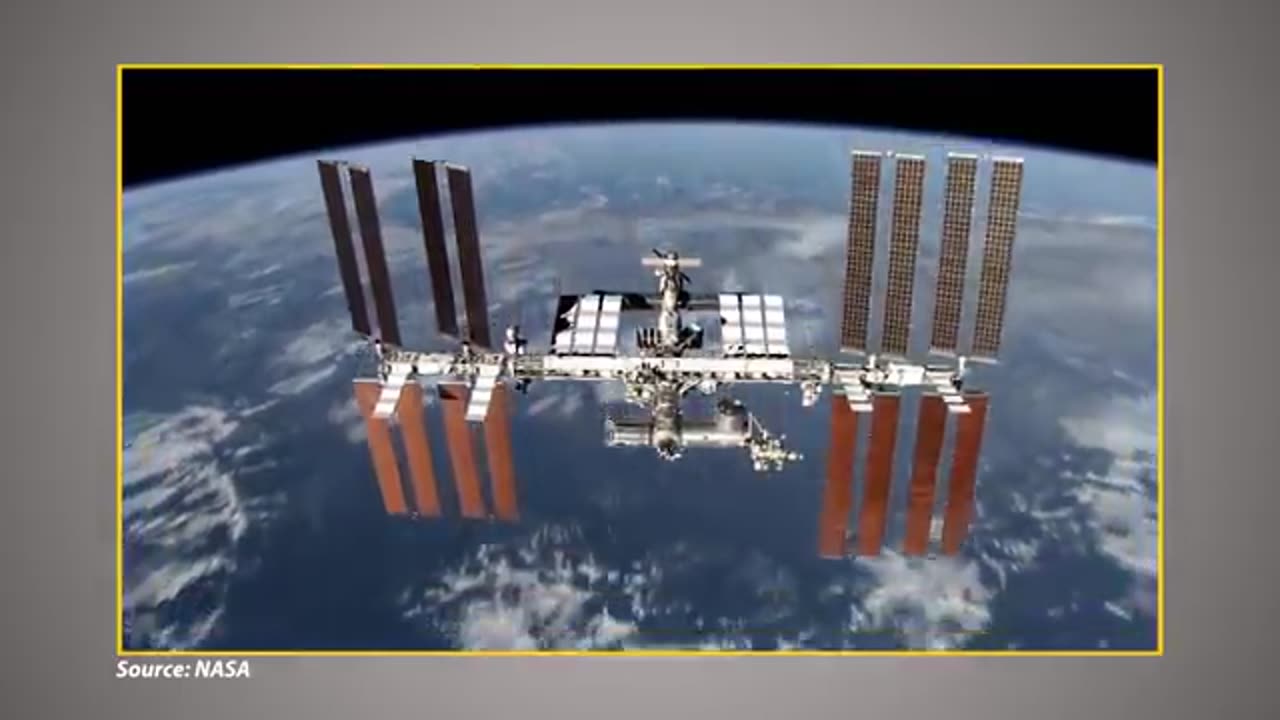 Why is the International Space Station 400 km above the Earth_