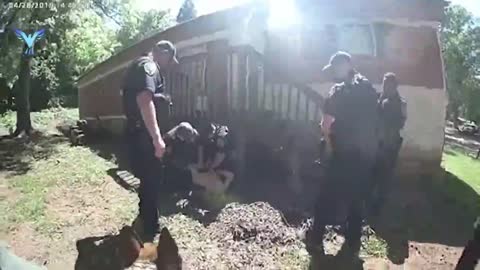 Suspect Hides In Old Dishwasher... Gets Bit by Police K9