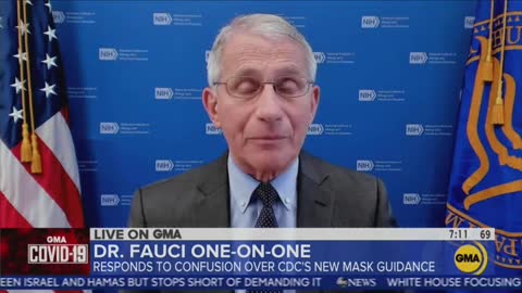 Fauci Admits He Lied About Masks