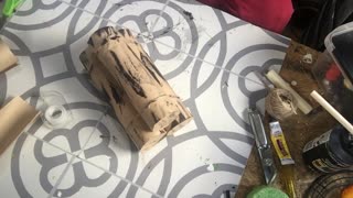 Fire log pool noodle