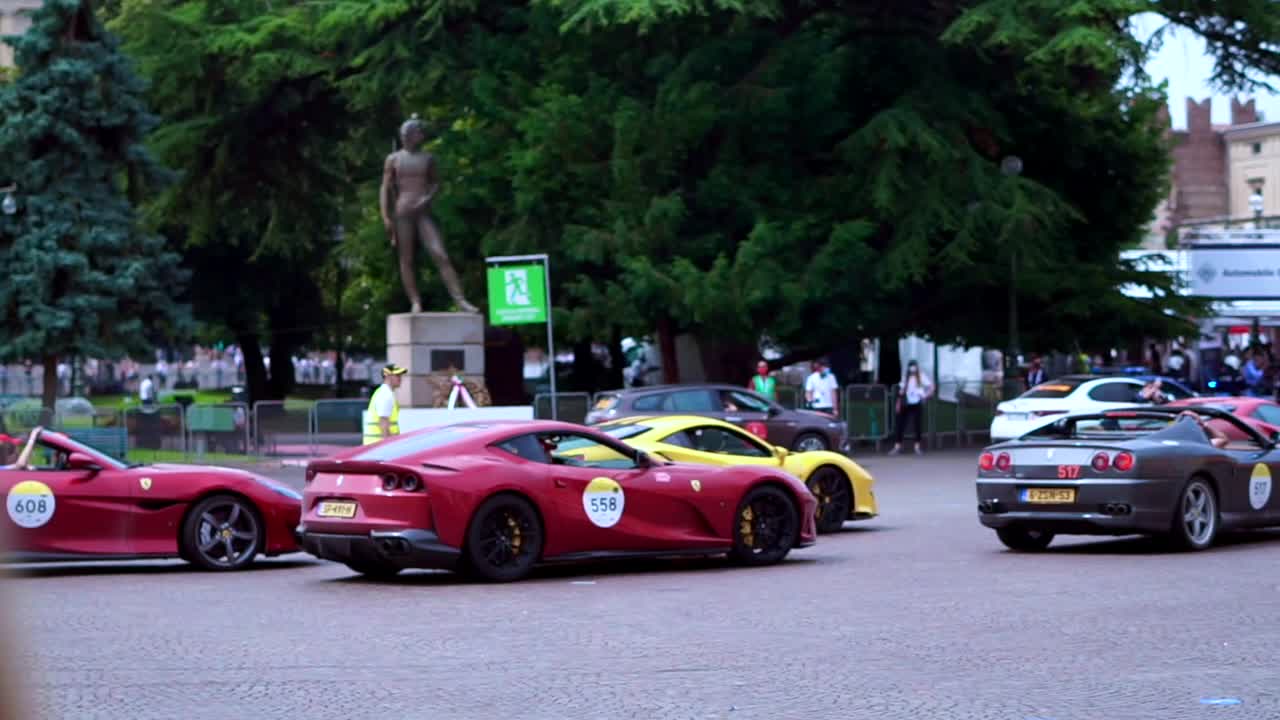 Italy Mille Miglia Verona 2021 All FERRARI Models