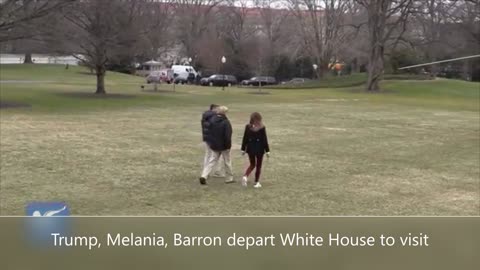 BREAKING NEWS JUST IN!!! TRUMP BARRON AND MELANIE DEPART WHITEHOUSE,now 21