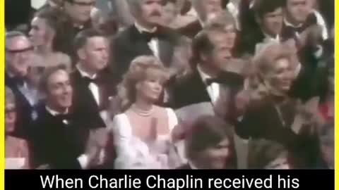 When Charlie Chaplin received his Oscar,he received a standing ovation for 12 Minutes