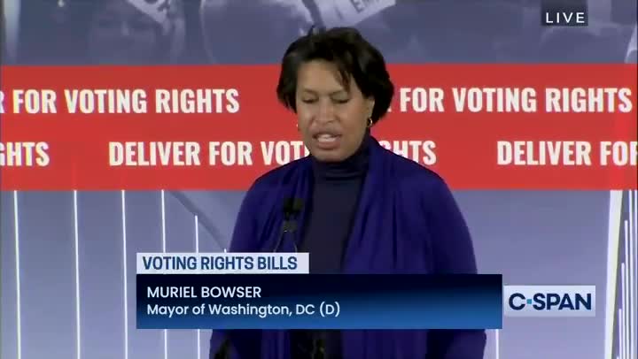 D.C. MAYOR: “Today we're talking about the filibuster. But consider