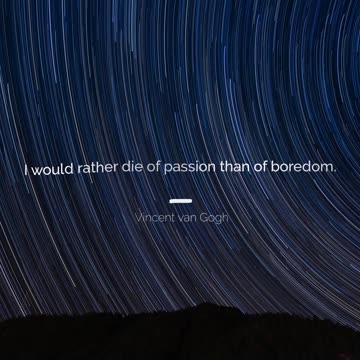 I Would Rather Die of Passion