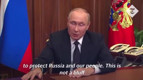 Putin warns US and NATO: We are not bluffing