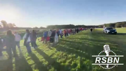 Look at that CROWD! THOUSANDS LINE UP FOR TRUMP RALLY IN BUTLER