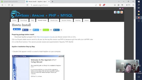 AppServ : Apache + PHP + MySQL