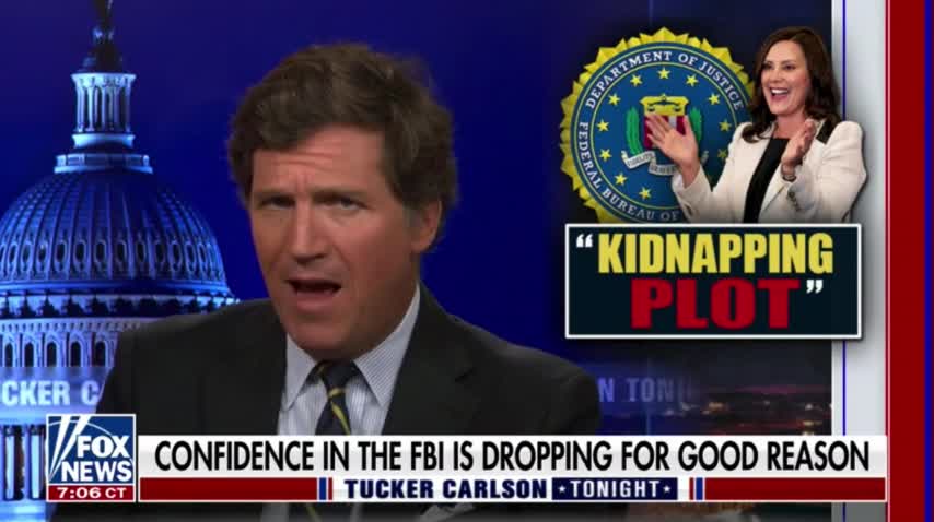 Tucker Carlson breaks down the FBI's involvement in the Gretchen Whitmer kidnapping plot!!